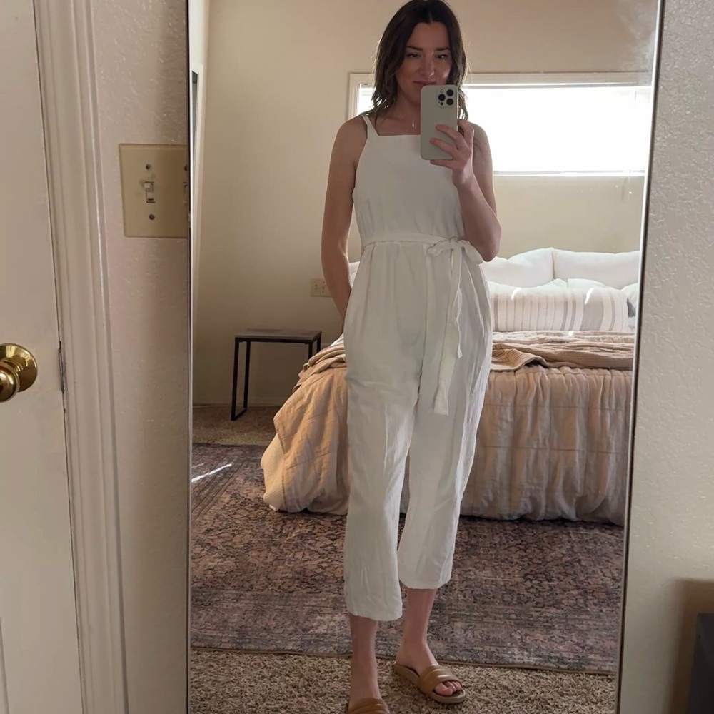 NWOT Loup White Jumpsuit Romper